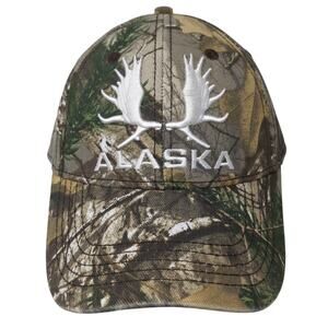 Alaska Slideback Hat Multicolor One Size Embroidered Camo Hunting